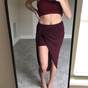 Asymmetrical Bodycon Skirt